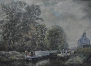 PORTER Roy,Canal scene,1986,Gilding's GB 2016-05-10