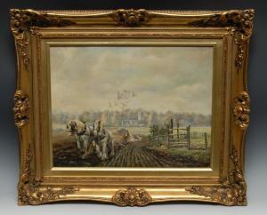 PORTER ROY F,Ploughing the Soil,Bamfords Auctioneers and Valuers GB 2019-01-23