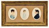 PORTER Rufus 1792-1884,Portraits of Three Members of the Hardwick Family:,1820,Skinner US 2016-08-14