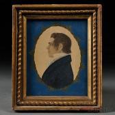 PORTER Rufus 1792-1884,Profile Portrait of a Young Man,Skinner US 2014-03-02