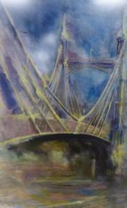 PORTER Tony 1947,Albert Bridge - February,Gorringes GB 2021-10-11