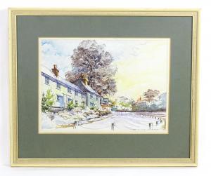 PORTER William,A winter village scene,1979,Claydon Auctioneers UK 2023-11-19