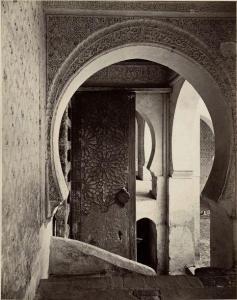 PORTIER Claude Joseph 1841-1910,Alger, palais d'hiver cour mauresque,,Yann Le Mouel FR 2020-06-05