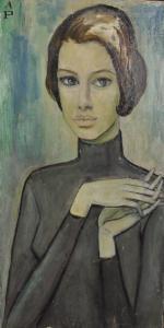 PORTNER Alex 1920-1982,A Bust Portrait of a Lady,1966,John Nicholson GB 2019-07-31