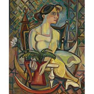 PORTOCARRERO Rene 1912-1985,MUJER CON TIESTO,1942,Sotheby's GB 2011-05-25