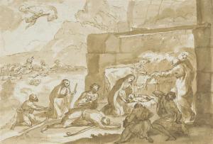 PORTUGUESE SCHOOL,The Adoration of the Shepherds,Christie's GB 2008-12-02
