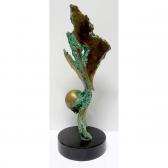 POSA ANDREW 1938,ABSTRACT FORM POLISHED AND PATINATED BRONZE,Waddington's CA 2017-10-26