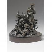 POSEN Leonid Wladimirov. 1849-1921,vladimirovich , a bronze group,Sotheby's GB 2006-04-26