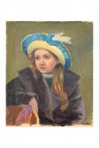 POSPOLITAKI Ivanovitch Eugène 1852-1910,Fillette au chapeau,Aguttes FR 2024-01-17