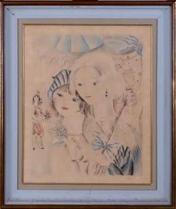 POSSOZ Mily 1888-1967,Deux Femmes,Galerie Moderne BE 2022-11-14