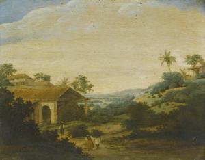POST Frans Jansz 1612-1680,LANDSCAPE IN BRAZIL,1680,Sotheby's GB 2014-07-09