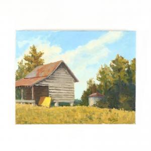 Postell Tim,Landscape with Outbuildings,Leland Little US 2018-05-05