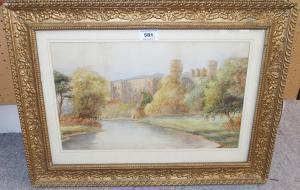 POTTER Ernest T. 1800-1900,Warwick castle,Great Western GB 2019-08-24