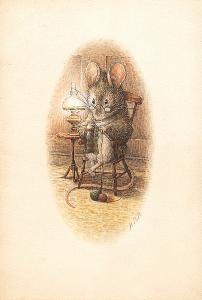 POTTER Helen Beatrix,A mouse seated in an armchair, knitting with two b,Sotheby's 2005-09-20