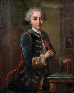 POUGIN DE SAINT AUBIN Claude 1721-1783,Portrait de jeune garçon  cm,Beaussant-Lefèvre FR 2014-06-06