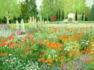 POULAIN Pierre 1927,Poppies in a summer landscape,Rosebery's GB 2008-11-04