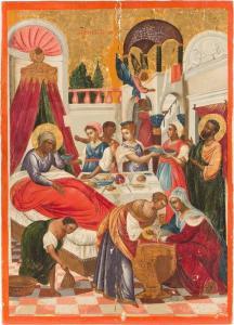POULAKIS Théodore,THE NATIVITY OF THE MOTHER OF GOD,1665,Hargesheimer Kunstauktionen 2019-11-15