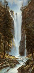 POULSEN Michael C 1953,Enchantress Waterfall - Yellowstone,2000,Hindman US 2023-11-01