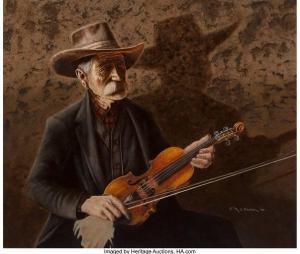 POULSEN Michael C 1953,The Fiddler -- Bill Borron,1981,Heritage US 2022-10-28