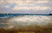 POULSON H,Extensive beach scene with figures,Wellers Auctioneers GB 2009-07-18