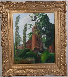 pouprou albert 1899-1966,Chateau de Vaujours,1964,Dargate Auction Gallery US 2013-03-16