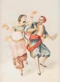 POUSAO Henrique 1859-1884,Dancers,1879,Veritas Leiloes PT 2019-12-10