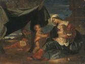 POUSSIN Nicolas 1594-1665,The Holy Family with Saint John the Baptist,Christie's GB 2003-12-10
