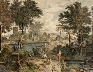POUSSIN Nicolas 1594-1665,Vue de Campagne le Matin,Gray's Auctioneers US 2012-06-27