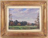 POUSTOCHKINE Basile 1893-1973,summer landscape,Dawson's Auctioneers GB 2021-11-25
