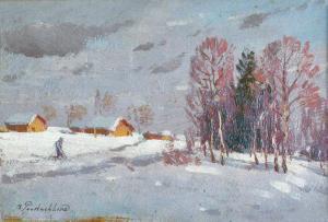 POUSTOCHKINE Vassili 1897-1974,Paysage hivernal,Boisgirard & Associés FR 2011-11-23