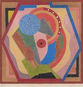 POUYAUD Robert 1901-1970,Composition,1928,Christie's GB 2017-03-03