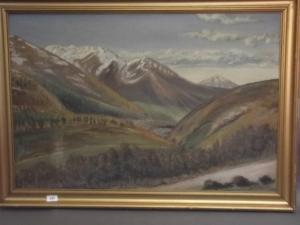 POWELL A.C,remote mountain landscape,1932,Crow's Auction Gallery GB 2016-05-11