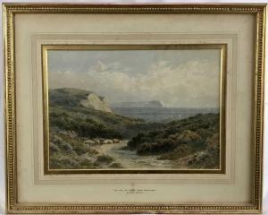 POWELL Alfred 1870-1901,The Isle of Wight from Boscombe,Reeman Dansie GB 2023-08-28