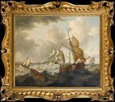 POWELL Charles Martin,A frigate under reduced sail and other craft in a ,Sotheby's 2007-02-27