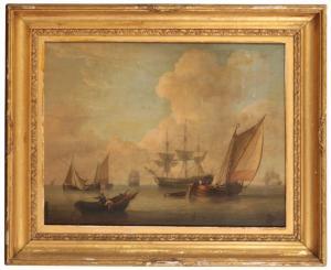 POWELL Charles Martin 1775-1824,Shipping in a calm sea,Duke & Son GB 2023-04-05