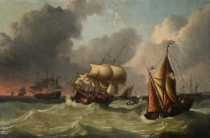 POWELL Charles Martin 1775-1824,SHIPPING IN CHOPPY SEAS,Dreweatts GB 2023-10-18