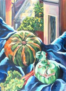 POWELL Dido 1955,Still Life, melon and other fruit,John Nicholson GB 2008-05-15