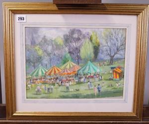 POWELL Elsie K. Simpson 1895-1975,The Fair,Bellmans Fine Art Auctioneers GB 2021-03-08