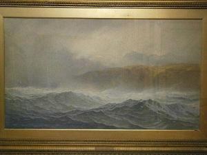 POWELL Francis 1833-1914,A gale on the North East coast of Arran,Campo & Campo BE 2015-12-01