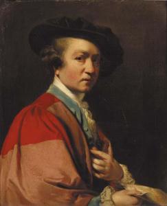 POWELL John 1778-1785,Portrait of Sir Joshua Reynolds, small half-length,Christie's GB 2001-03-08