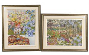 POWELL JOHN 1930,Sunrise and Morning Glories,1991,Abell A.N. US 2023-07-13