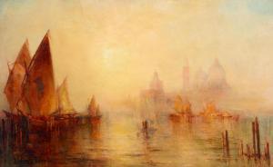 POWELL Lucien Whiting 1846-1930,Venice at dusk,Bonhams GB 2022-10-03