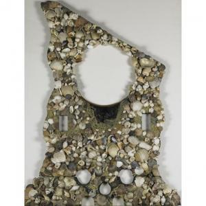 POWELL PHIL,Shell-encrusted frame mounted on plywood,Rago Arts and Auction Center 2011-09-01
