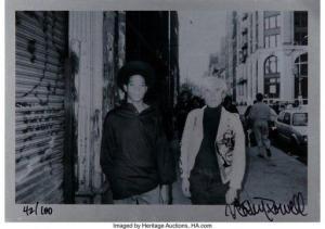 POWELL Ricky 1961-2021,Jean-Michel Basquiat with Andy Warhol,1985,Heritage US 2021-02-24