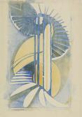 POWER Cyril Edward 1872-1951,THE TUBE STAIRCASE,1929,Sotheby's GB 2017-04-27
