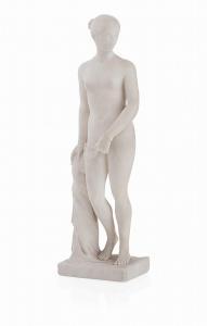 POWERS Hiram 1805-1873,The nude figure standing beside a draped pedestal,Lyon & Turnbull 2015-04-22