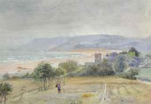 POWNALL Leonard A. 1864,Wet and windy weather, St Brelade's Bay, Jersey,Christie's GB 2011-03-01