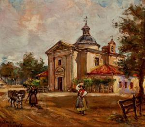 POY DALMAU Emilio 1876-1933,"Ermita de San Antonio de la Florida, Madrid":,Duran Subastas 2010-11-24
