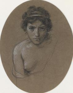POYNTER Edward John 1836-1919,Female head study,Christie's GB 2011-12-15