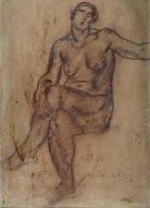 POZZI Ennio 1893-1972,Nudo femminile,Galleria Pananti Casa d'Aste IT 2022-07-20